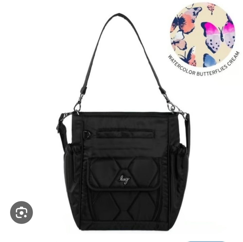 Lug Toss Shoulder Bag W/additonal Crossbody Strap